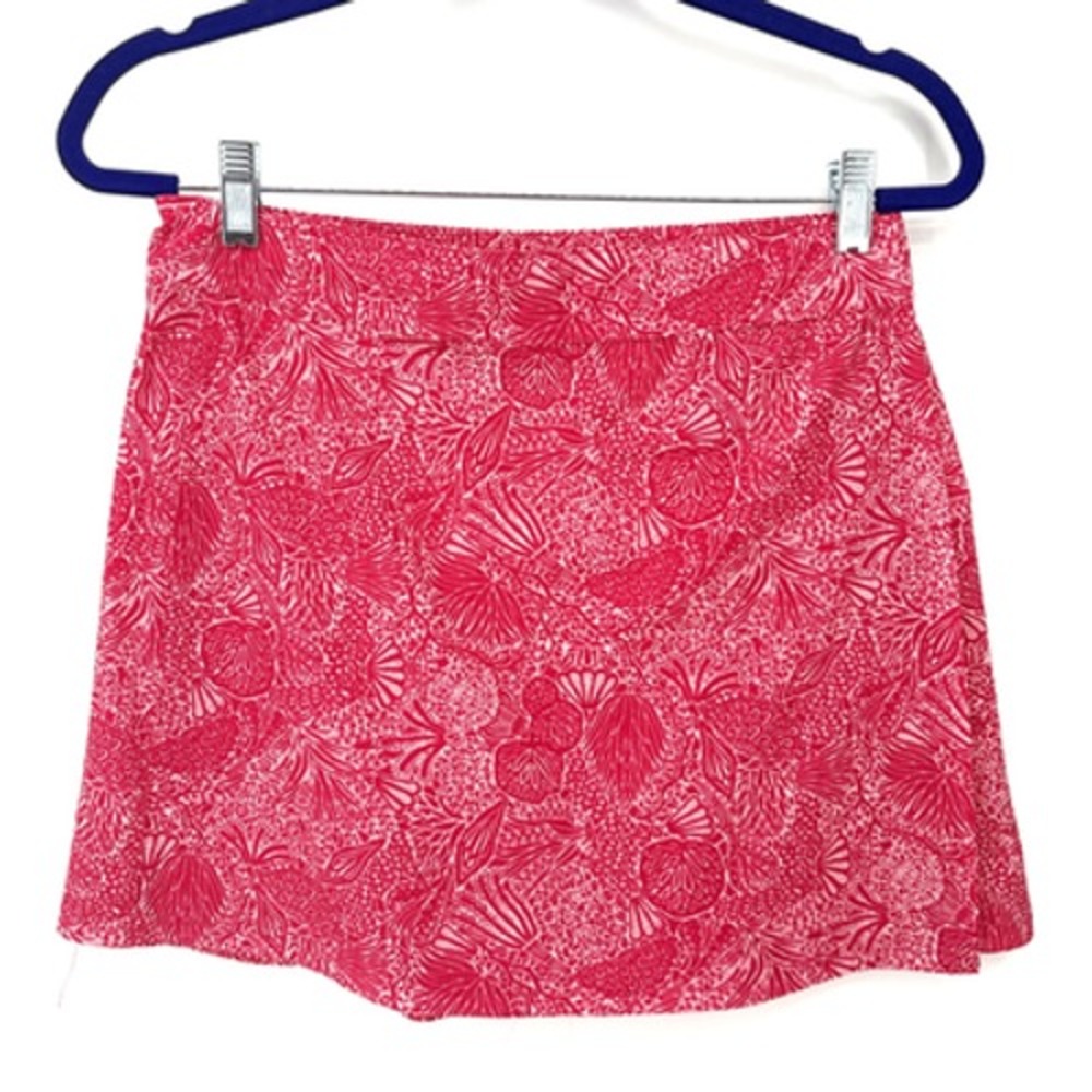 RipSkirt Hawaii Skirt Small Pink Floral Wrap Key Pocket Resort